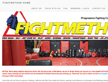 Tablet Screenshot of fightmethod.com